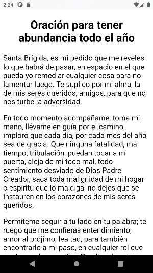 Oraciones de Santa Brigida Screenshot 2