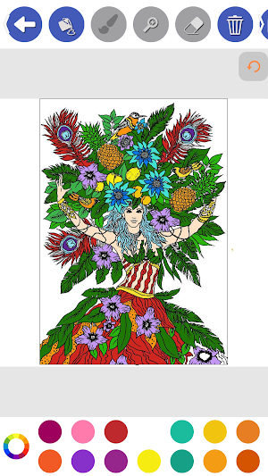 Carnival Coloring Book For Adults Screenshot 0