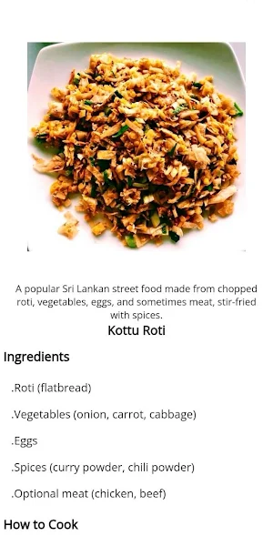 SriFoods - Sri Lankan Foods Screenshot 3
