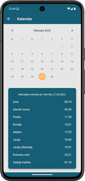 Vaktija 14.6° Screenshot 2