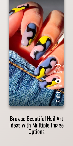 Abstract Doodles Nail Design Screenshot 2