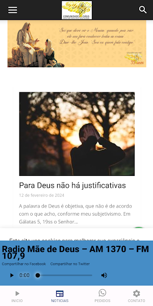 Rádio Mãe de Deus Screenshot 1