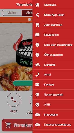 Warendorfer Grill & Pizzahaus Screenshot 2