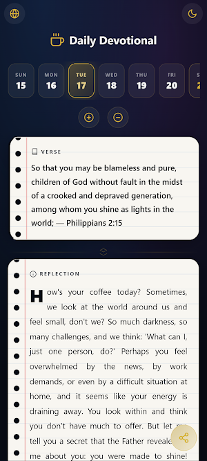 Daily Devotional Screenshot 2