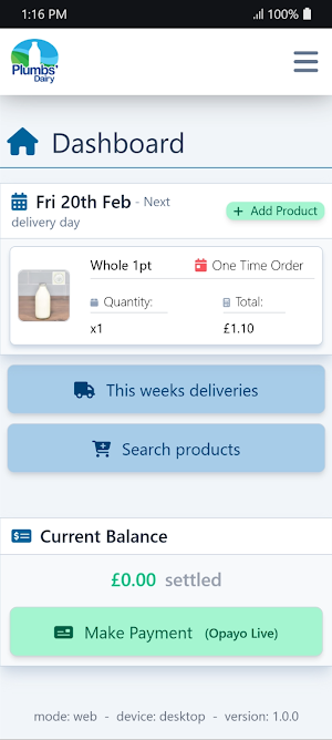 Plumbs' Dairy Screenshot 0