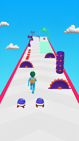 Merge Run Pocketmon 3D Battle Screenshot 1