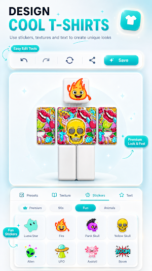 Rbx Clothes Maker: Skin Editor Screenshot 2