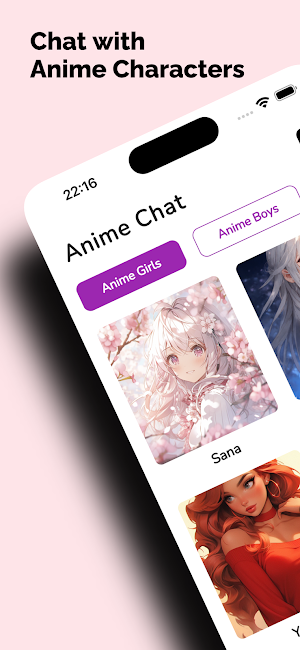 Anime Chat AI: Talk&Chat Anime Screenshot 0