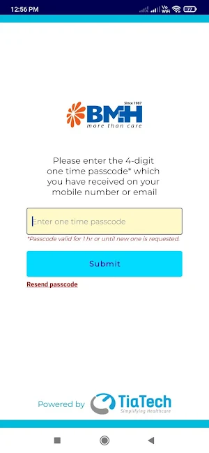 BMH e-Consult Screenshot 1