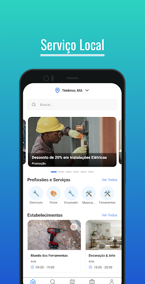Serviço Local Screenshot 0