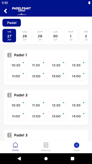 Club Padelpoint Denia Screenshot 2