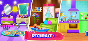 Doll House Cleanup Design Game Screenshot 2