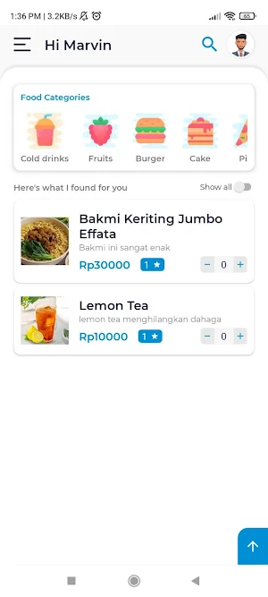 Binus Canteen Screenshot 1