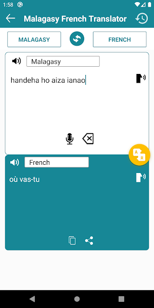 Malagasy French Translator Screenshot 1