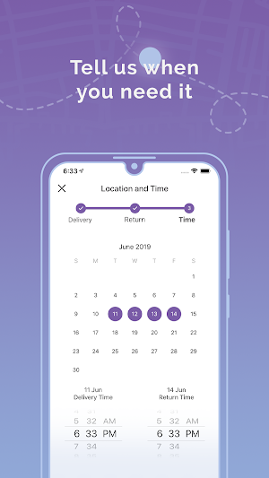 eZhire - Rental Car, Delivered #on-demand Screenshot 2