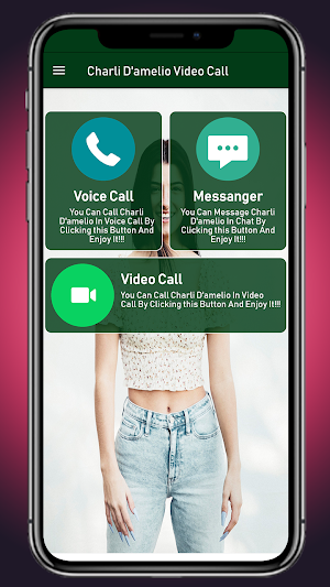 Charli D'amelio Calling Me - Fake Video Call Prank Screenshot 2