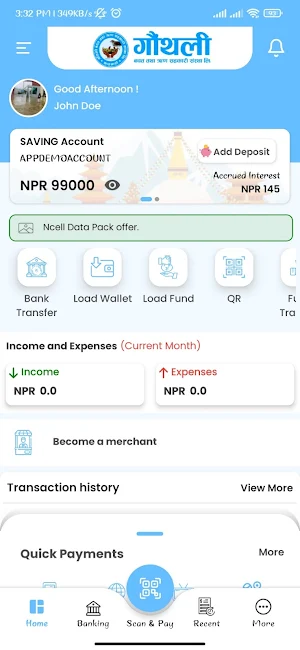 Gauthali Mobile App Screenshot 1