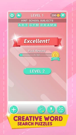 Word Smash - Word Puzzle Stack Crush Game Offline Screenshot 3