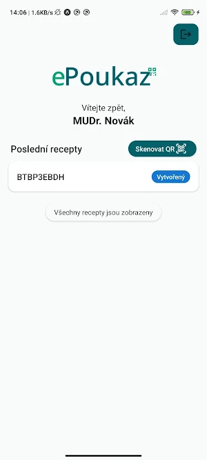 ePoukaz Screenshot 2