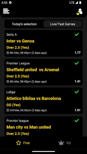 OddsSavvy Betting Tips Screenshot 0