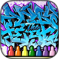 Drawing Graffiti Glitter