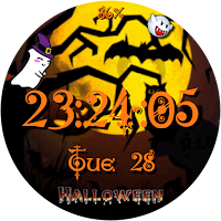 Halloween Ghost Watch Face