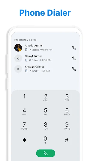 Phone Contacts: Calls & Dialer Screenshot 0
