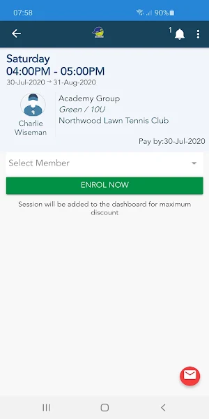 Tenniswise UK Screenshot 2