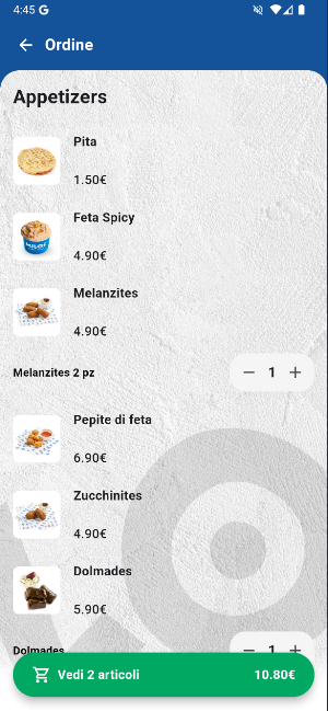 MilosApp Screenshot 2