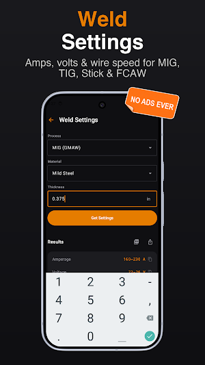Welding Reference Pro Screenshot 1