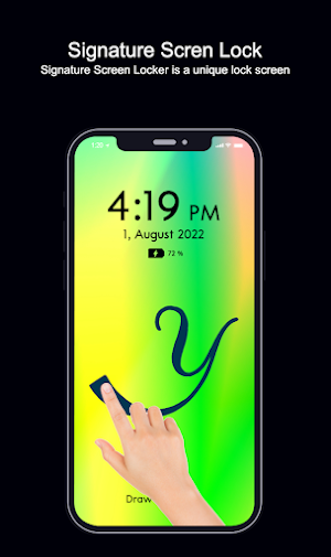 Signature Lock Screen Screenshot 3