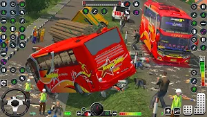 Real City Coach Bus Games 3D Screenshot 2