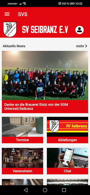 SV Seibranz e.V. Screenshot 1