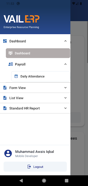 VAIL-ERP® Screenshot 3