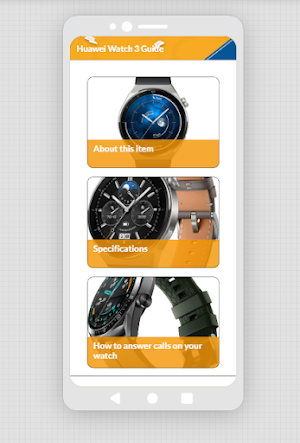 Huawei Watch 3 app guide Screenshot 3