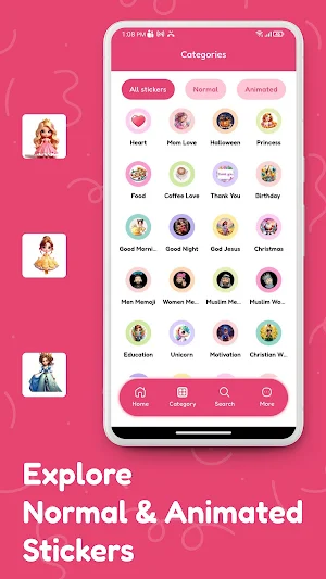 Princess Stickers Screenshot 3