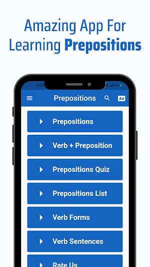 English Prepositions Screenshot 0