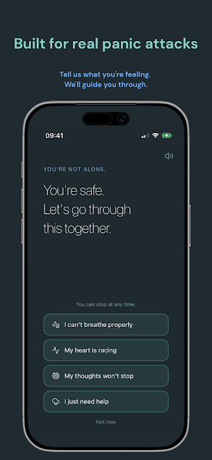 CalmAhead: Panic Attack Relief Screenshot 1