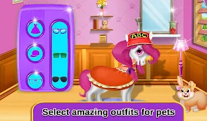 Kitty's PJ Party: Pet Care Pajama Party Screenshot 3