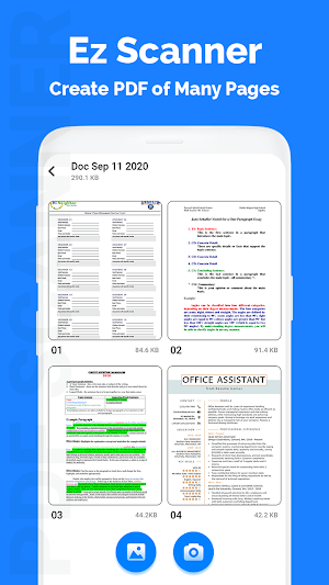 Camera  - Scanner : Page Scann Screenshot 3