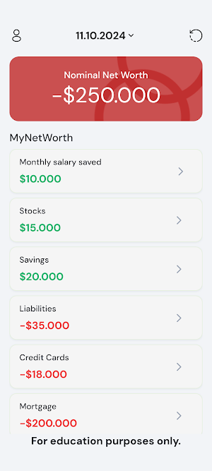 MyOwnNetWorth Screenshot 2