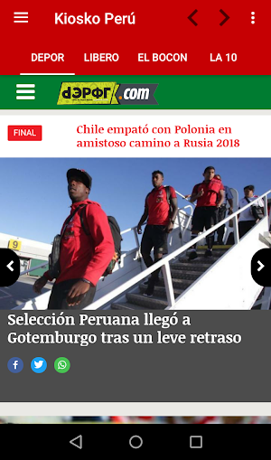 Periódicos Peruanos - Kiosko0 Perú Screenshot 3
