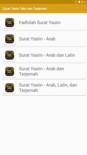 Surat Yasin Teks Terjemah Screenshot 0