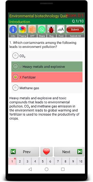 Environmental Biotechnology Quiz Screenshot 2