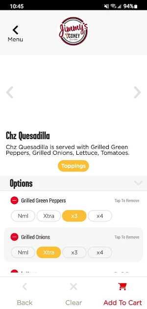 Jimmys Coney Grill Screenshot 3