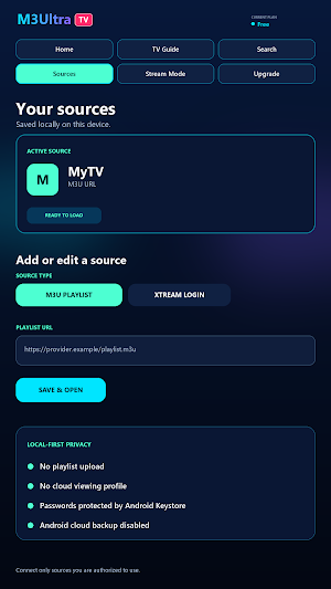 M3Ultra TV: IPTV Player Screenshot 3