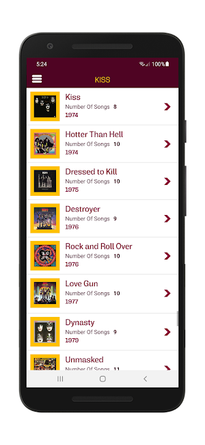 Kiss Lyrics & Wallpapers Screenshot 1
