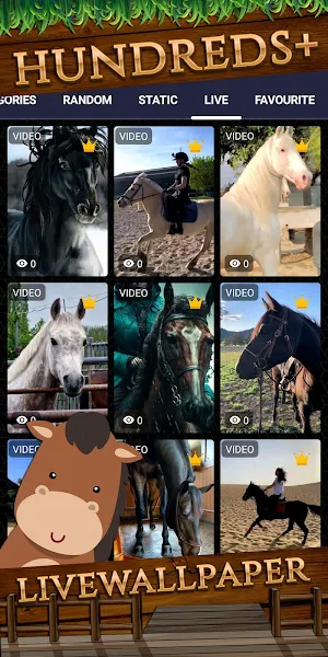 horse wallpaper Screenshot 2