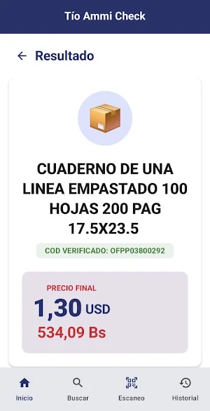 Tio: Verificador de Precios Screenshot 1