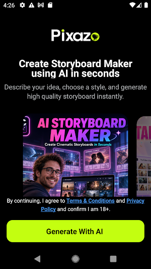AI Storyboard Maker - Pixazo Screenshot 0